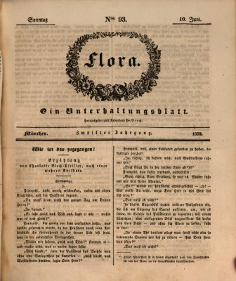 Flora (Baierische National-Zeitung) Sonntag 10. Juni 1832