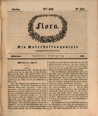 Flora (Baierische National-Zeitung) Dienstag 26. Juni 1832