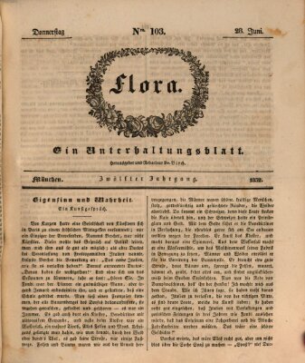 Flora (Baierische National-Zeitung) Donnerstag 28. Juni 1832