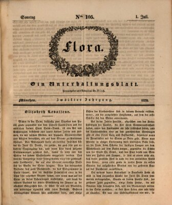 Flora (Baierische National-Zeitung) Sonntag 1. Juli 1832