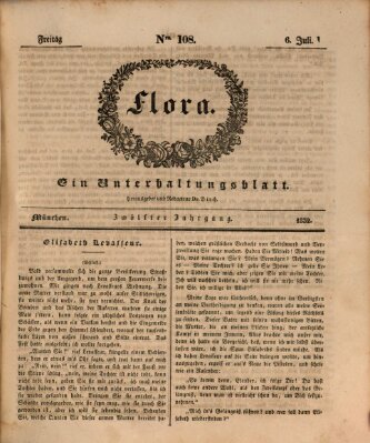 Flora (Baierische National-Zeitung) Freitag 6. Juli 1832