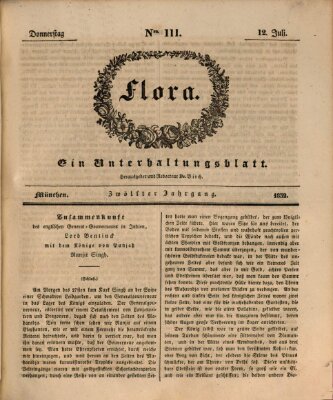 Flora (Baierische National-Zeitung) Donnerstag 12. Juli 1832