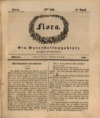 Flora (Baierische National-Zeitung) Freitag 10. August 1832