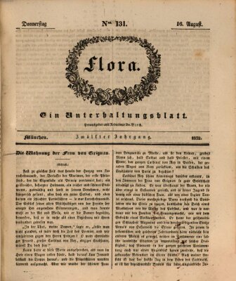 Flora (Baierische National-Zeitung) Donnerstag 16. August 1832