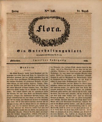 Flora (Baierische National-Zeitung) Freitag 31. August 1832