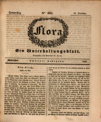 Flora (Baierische National-Zeitung) Donnerstag 11. Oktober 1832