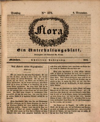 Flora (Baierische National-Zeitung) Dienstag 6. November 1832