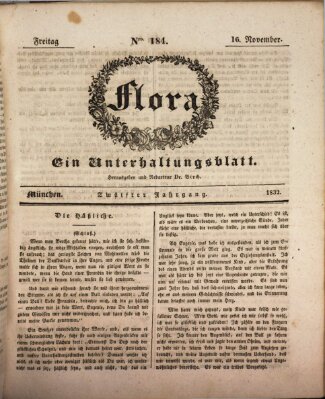 Flora (Baierische National-Zeitung) Freitag 16. November 1832