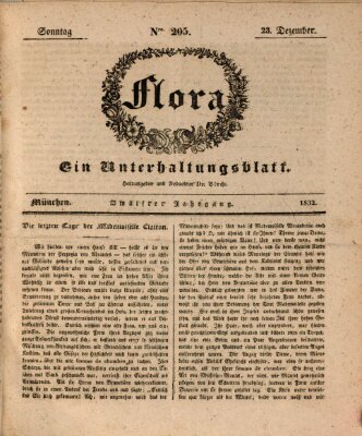 Flora (Baierische National-Zeitung) Sonntag 23. Dezember 1832