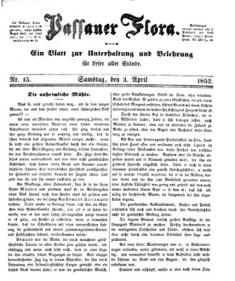 Passauer Flora Samstag 3. April 1852