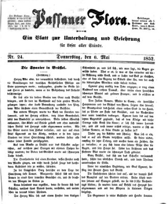 Passauer Flora Donnerstag 6. Mai 1852