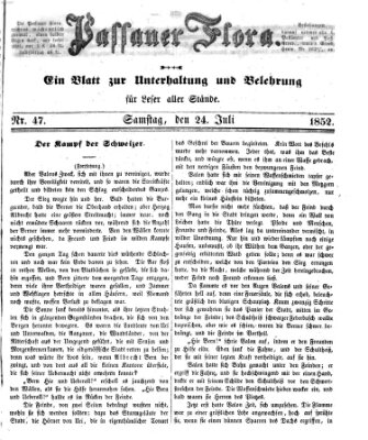 Passauer Flora Samstag 24. Juli 1852