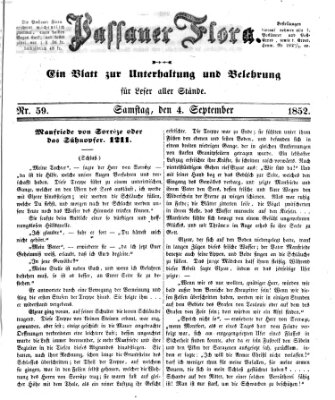 Passauer Flora Samstag 4. September 1852