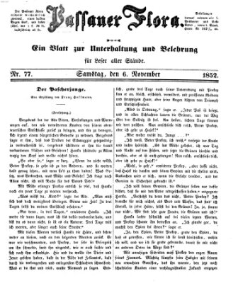 Passauer Flora Samstag 6. November 1852