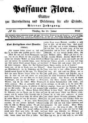 Passauer Flora Dienstag 25. Januar 1853