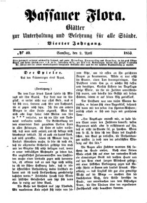 Passauer Flora Samstag 2. April 1853