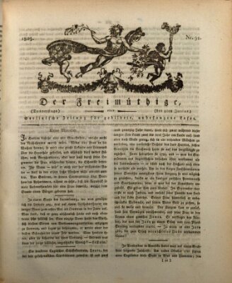 Der Freimüthige oder Berlinische Zeitung für gebildete, unbefangene Leser (Der Freimüthige oder Unterhaltungsblatt für gebildete, unbefangene Leser) Donnerstag 9. Juni 1803