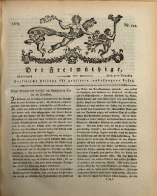 Der Freimüthige oder Berlinische Zeitung für gebildete, unbefangene Leser (Der Freimüthige oder Unterhaltungsblatt für gebildete, unbefangene Leser) Freitag 5. August 1803