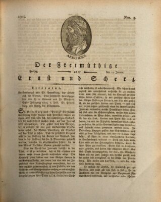 Der Freimüthige oder Ernst und Scherz (Der Freimüthige oder Unterhaltungsblatt für gebildete, unbefangene Leser) Freitag 11. Januar 1805