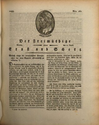 Der Freimüthige oder Ernst und Scherz (Der Freimüthige oder Unterhaltungsblatt für gebildete, unbefangene Leser) Montag 12. August 1805