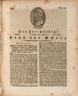 Der Freimüthige oder Ernst und Scherz (Der Freimüthige oder Unterhaltungsblatt für gebildete, unbefangene Leser) Montag 23. Juni 1806