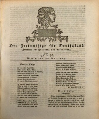 Der Freimüthige für Deutschland Mittwoch 12. Mai 1819