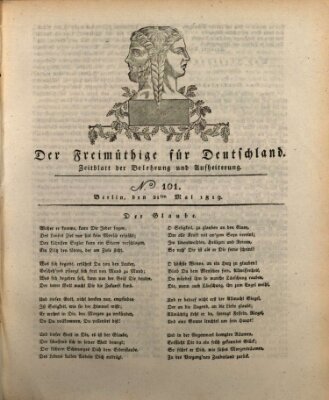 Der Freimüthige für Deutschland Freitag 21. Mai 1819