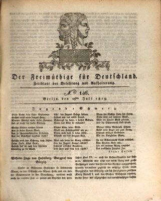 Der Freimüthige für Deutschland Freitag 23. Juli 1819