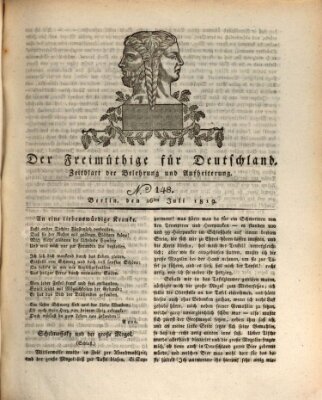 Der Freimüthige für Deutschland Montag 26. Juli 1819