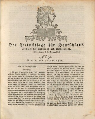 Der Freimüthige für Deutschland Montag 15. Mai 1820