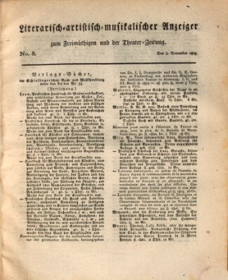 Der Freimüthige oder Unterhaltungsblatt für gebildete, unbefangene Leser Samstag 8. November 1823