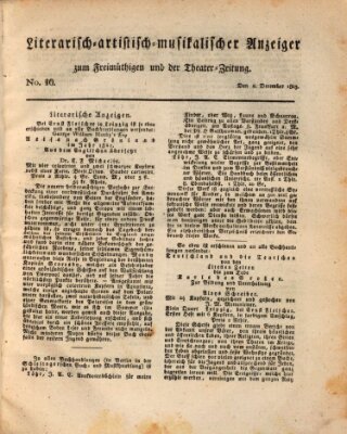 Der Freimüthige oder Unterhaltungsblatt für gebildete, unbefangene Leser Dienstag 2. Dezember 1823