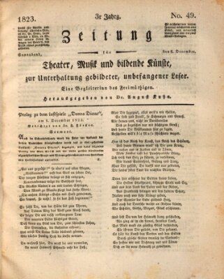 Der Freimüthige oder Unterhaltungsblatt für gebildete, unbefangene Leser Samstag 6. Dezember 1823