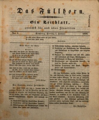 Das Füllhorn Freitag 1. Januar 1836