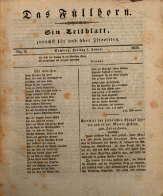 Das Füllhorn Freitag 8. Januar 1836