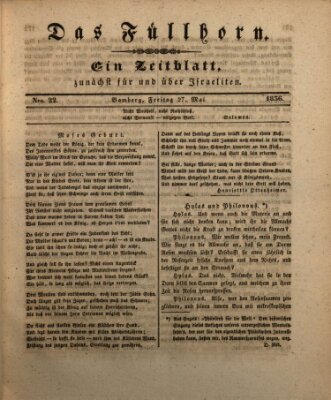 Das Füllhorn Freitag 27. Mai 1836