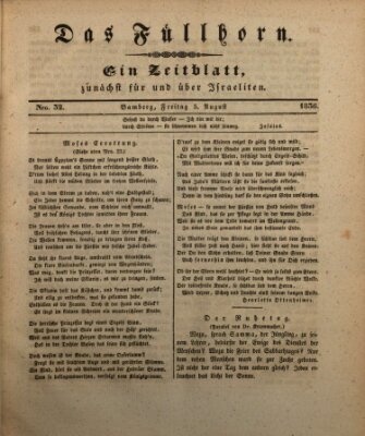 Das Füllhorn Freitag 5. August 1836