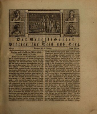 Der Gesellschafter oder Blätter für Geist und Herz Mittwoch 6. Januar 1819