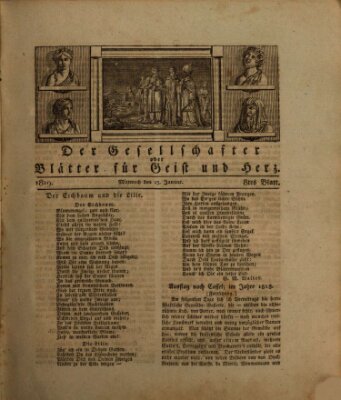 Der Gesellschafter oder Blätter für Geist und Herz Mittwoch 13. Januar 1819