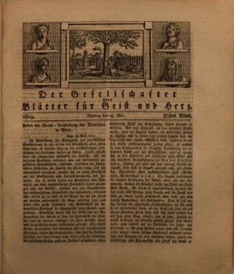 Der Gesellschafter oder Blätter für Geist und Herz Montag 24. Mai 1819