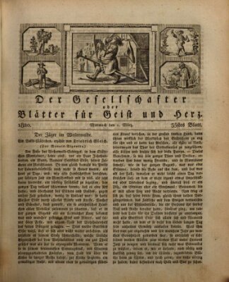 Der Gesellschafter oder Blätter für Geist und Herz Mittwoch 1. März 1820