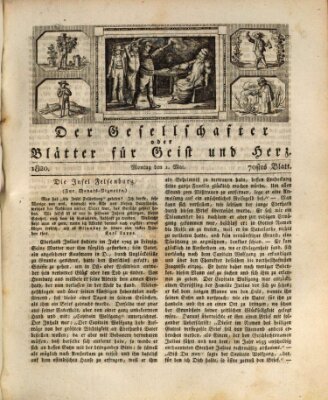 Der Gesellschafter oder Blätter für Geist und Herz Montag 1. Mai 1820