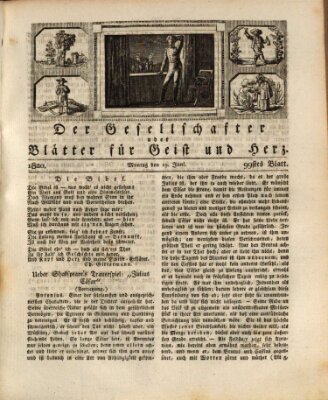 Der Gesellschafter oder Blätter für Geist und Herz Dienstag 19. September 1820