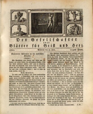 Der Gesellschafter oder Blätter für Geist und Herz Mittwoch 28. Juni 1820