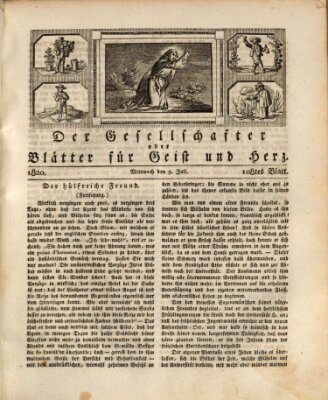 Der Gesellschafter oder Blätter für Geist und Herz Mittwoch 5. Juli 1820