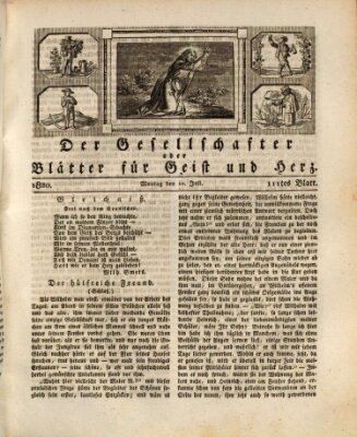 Der Gesellschafter oder Blätter für Geist und Herz Montag 10. Juli 1820