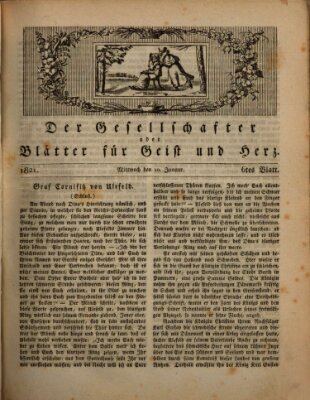 Der Gesellschafter oder Blätter für Geist und Herz Mittwoch 10. Januar 1821