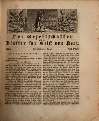 Der Gesellschafter oder Blätter für Geist und Herz Samstag 5. Januar 1822