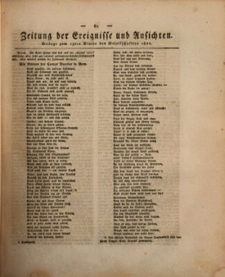 Der Gesellschafter oder Blätter für Geist und Herz Mittwoch 23. Januar 1822