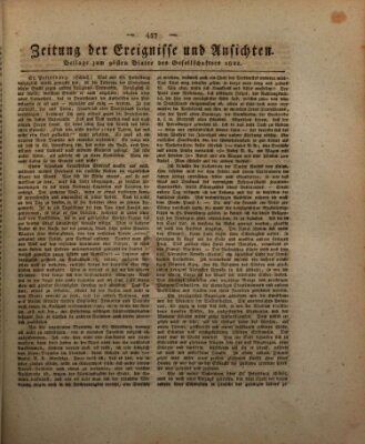 Der Gesellschafter oder Blätter für Geist und Herz Montag 17. Juni 1822